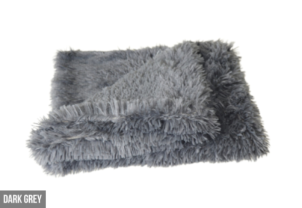 Plush Pet Blanket - Seven Colours & Three Sizes Available with Free Delivery