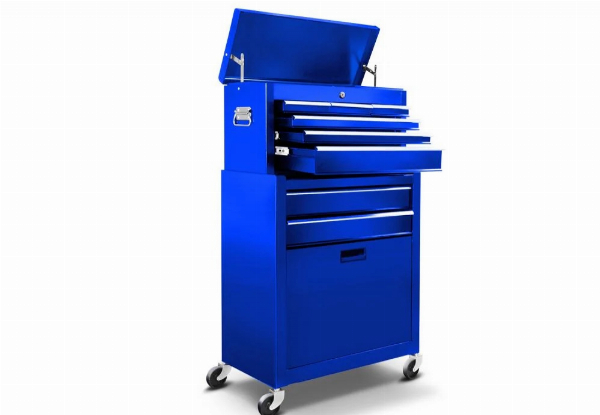 Six-Drawer Tool Cabinet Combo - Two Colours Available