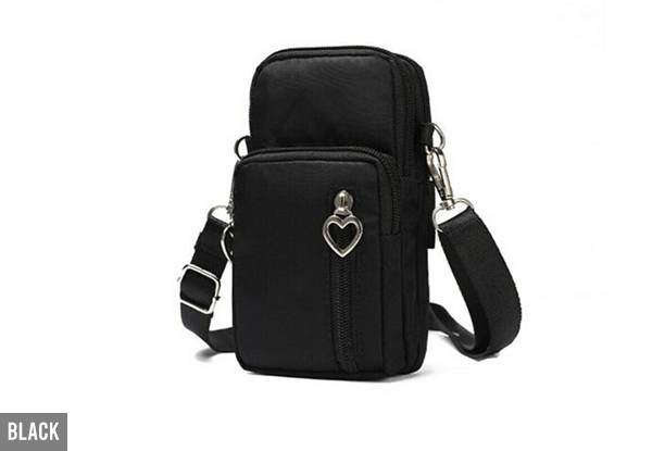 Water-Resistant Mobile Cross-Body Bag - Four Colours Available with Free Delivery