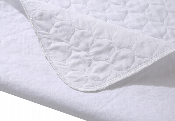 Two-Pack Washable Absorbent Bed Protector Pad