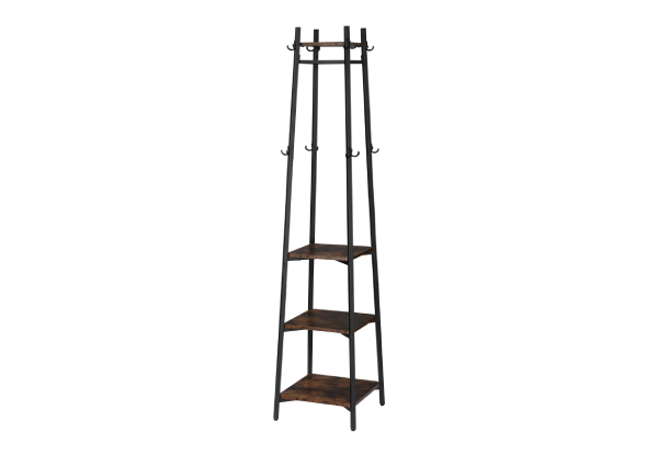 Coat Stand with Shelves