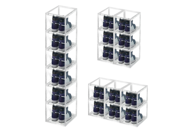 Shoe Storage Box Display Cases - Three Options Available