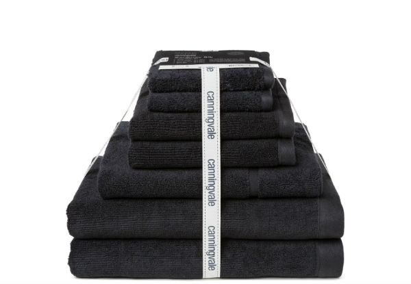 Canningvale Corduroy Rib Seven-Piece Towel Set - Six Colours Available incl. Nationwide Delivery