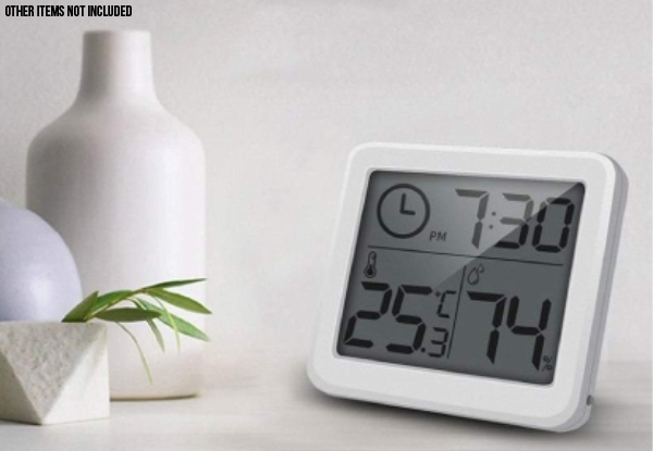 LCD Weather Station & Room Thermometer Digital Display