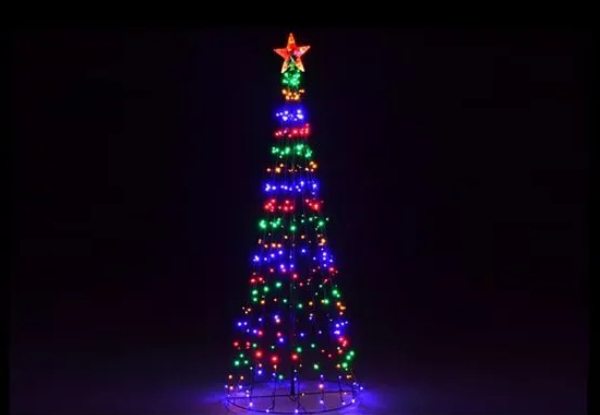 Giant Multi-Colour LED Christmas Tree