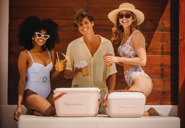 Polarbox Retro Vintage Cooler - Available in Two Styles, Five Colours & Two Sizes