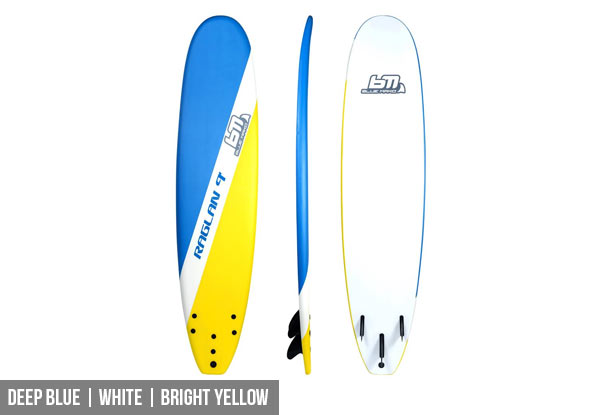 $275 for a Raglan 9' Soft Top Surfboard
