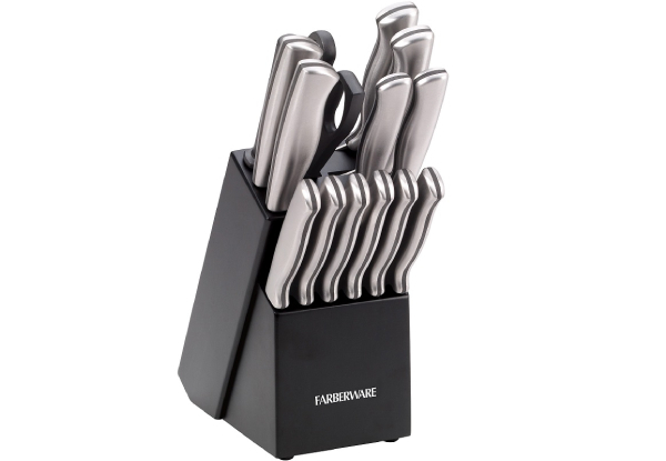Farberware 15-Piece Stainless Steel Knife  Set