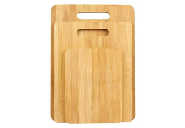 Wooden Cutting Chopping Board - Available in Three Sizes & Option for Three-Pack