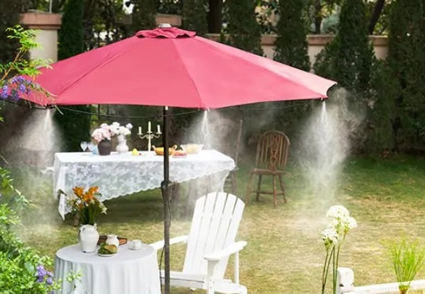 10M 10-Nozzles Outdoor Misting Sprinkler System