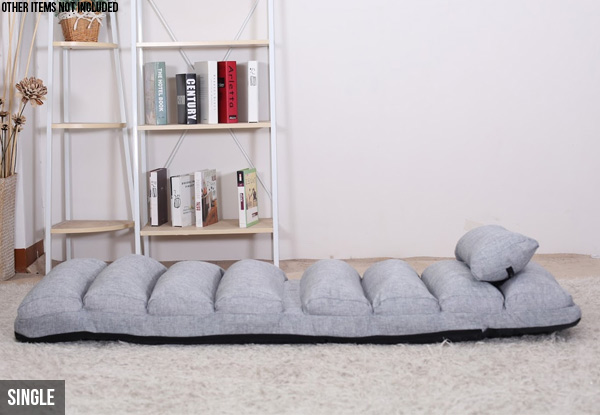 Portable Lounge Cushion Seat - Single or Double Sizes Available