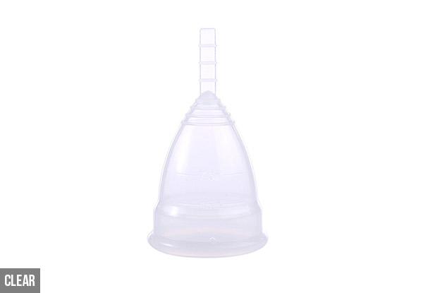 Two-Pack of Menstrual Cups - Two Sizes & Three Colours Available