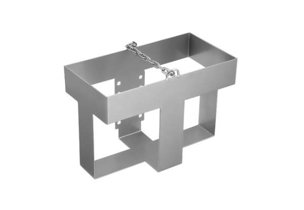 Lockable Metal Jerry Gas Can Holder - Two Colours Available