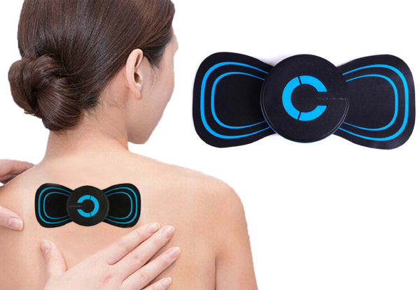 Portable Electric EMS Neck Back Massager - Option for Two-Pack