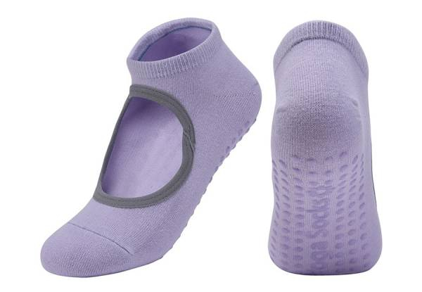 Two-Pairs of Yoga Socks - Five Colours Available & Option for Four-Pairs