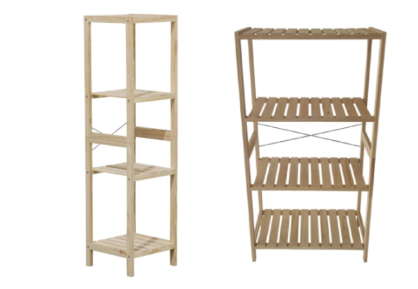 iFurniture Four-Tier Scandi Shelf - Two Options Available