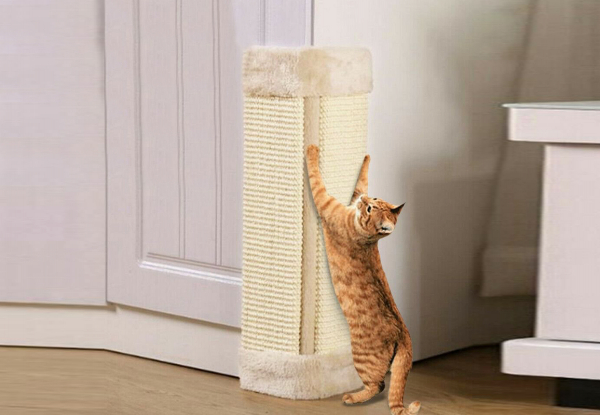 Corner sweetening wall scratcher