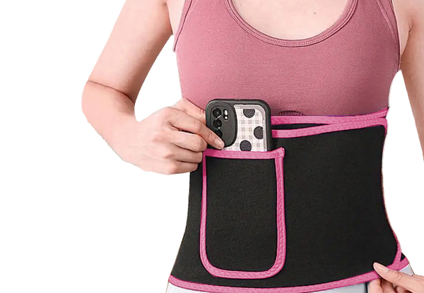 Sweat Band Waist Trainer - Available in Two Colours & Option for Two-Pack