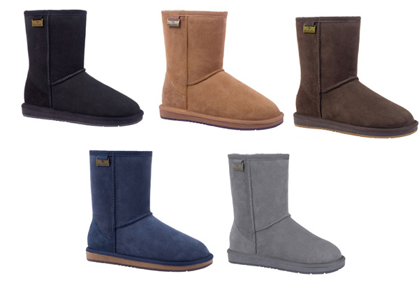 Auzland Unisex Short Classic Australian Sheepskin Water-Resistant UGG Boots - Available in Seven Colours & 10 Sizes