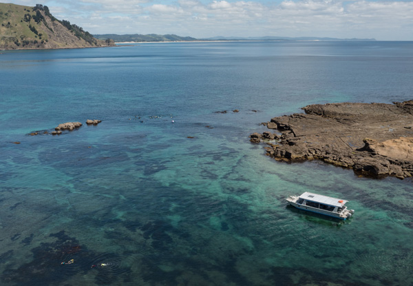 Trip for Two Adults on the Glass Bottom Boat at Goat Island