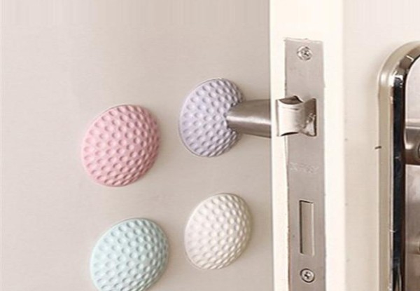Four-Pack Rubber Door Stopper - Four Colours Available
