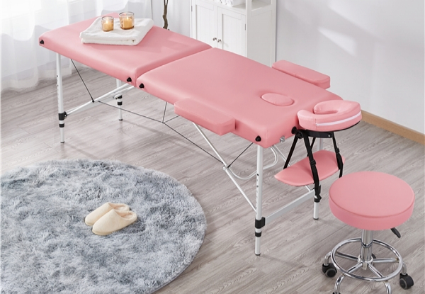 Two-Piece Salon Massage Stool - Three Colours Available