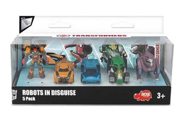 Five-Pack of Transformer Robots In Disguise