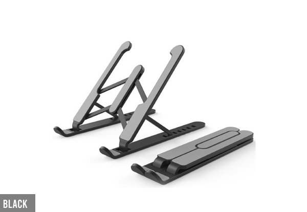 Adjustable & Foldable Anti-Slip Laptop Stand - Three Colours Available