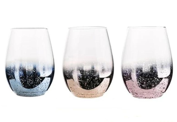 Crystal Ombre Wine Glass - Available in Three Colours