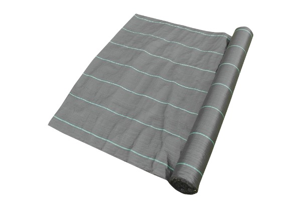 Weed Mat Roll 2 x 50m - Option to incl. 60-Pack of Weed Mat Pins