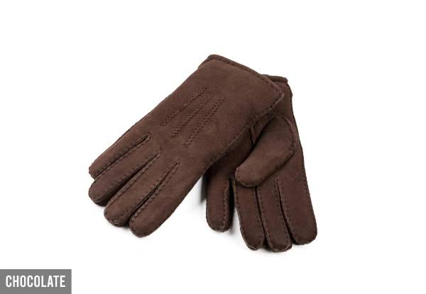 Ugg Sheepskin Men's Gloves - Available in Two Colours & Four Sizes
