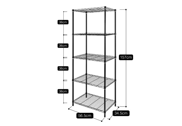 Five-Tier Metal Plant Stand