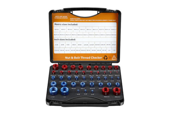 Nut & Bolt Tread Checker Kit Incl. Storage Box