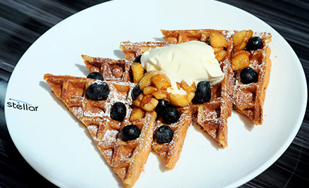$30 Breakfast Voucher at the Brand New Stellar Restaurant 