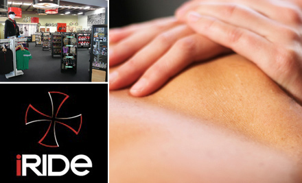 50% off Sports Therapeutic Massage at iRIDE - GrabOne